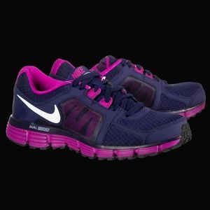 Nike Dual Fusion ST2 Women Size 11 Purple Running Shoes Mesh Sneakers 454242-004